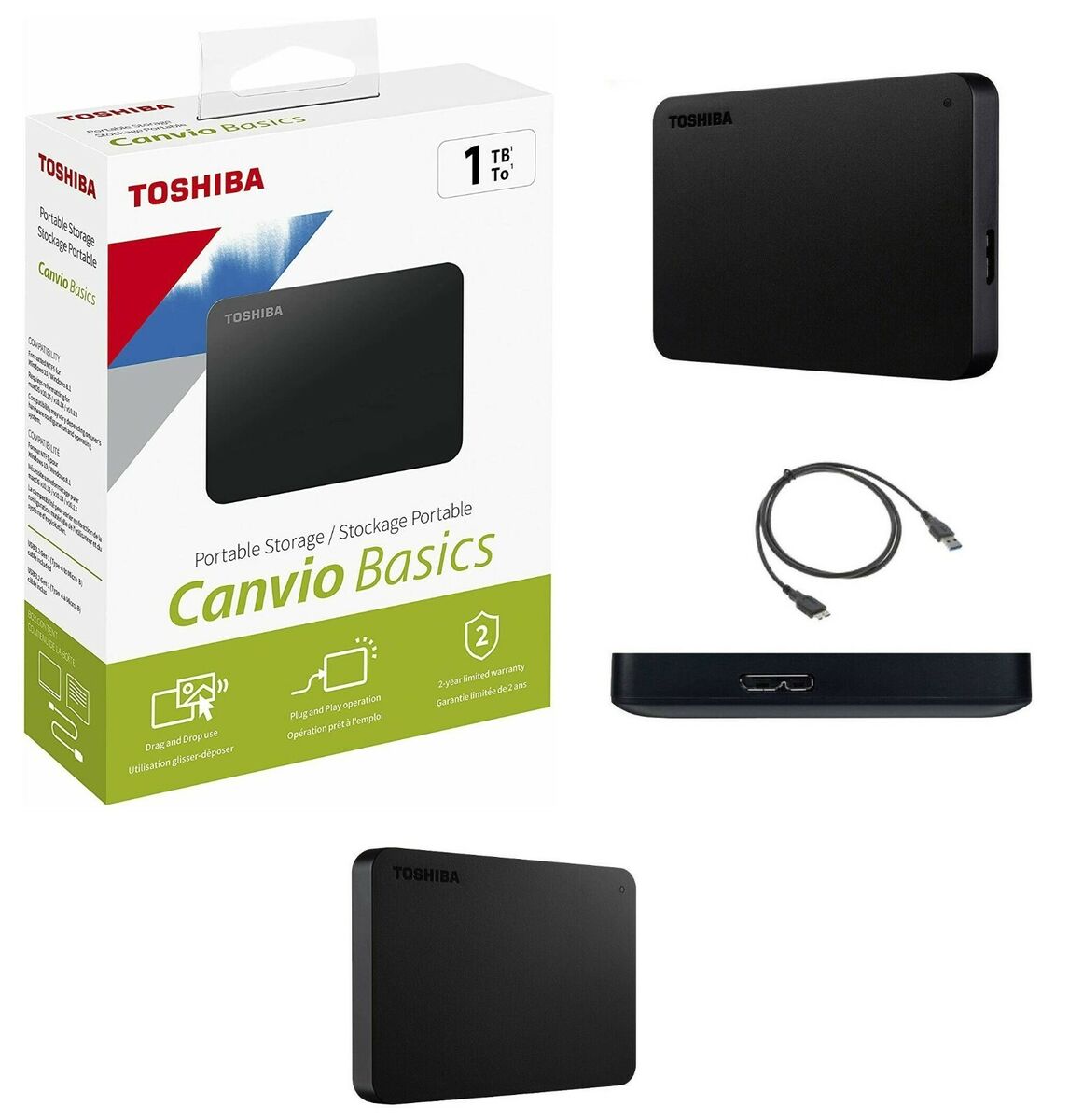 Hard disk esterno 1 Terabyte - Toshiba