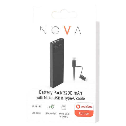 NOVA Battery Pack 3200 mAh – Vodafone Edition